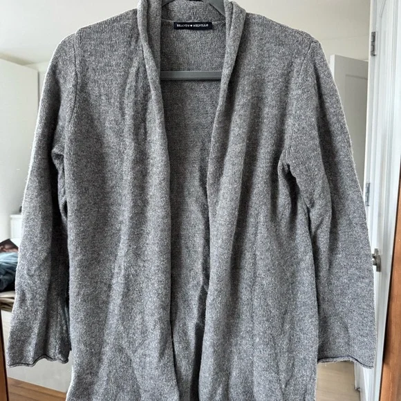 Brandy Melville Heather Gray Open-Front Cardigan - Picture 1 of 1